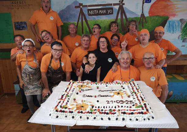 Buguggiate saluta Don Cesare con una grande festa e tanta commozione