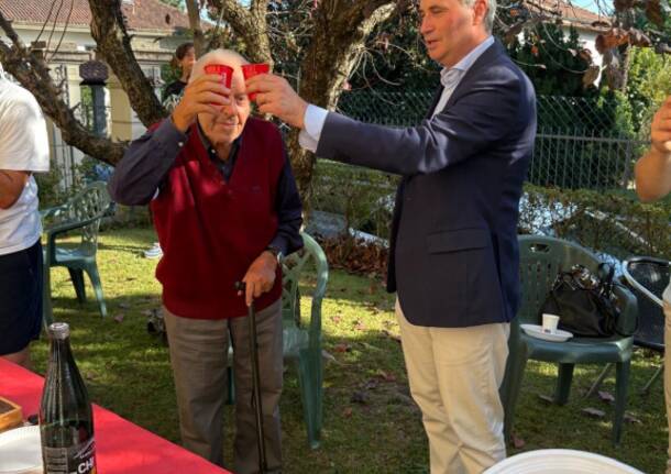 Festa a Varese per i 100 anni di Ettore Zavattoni