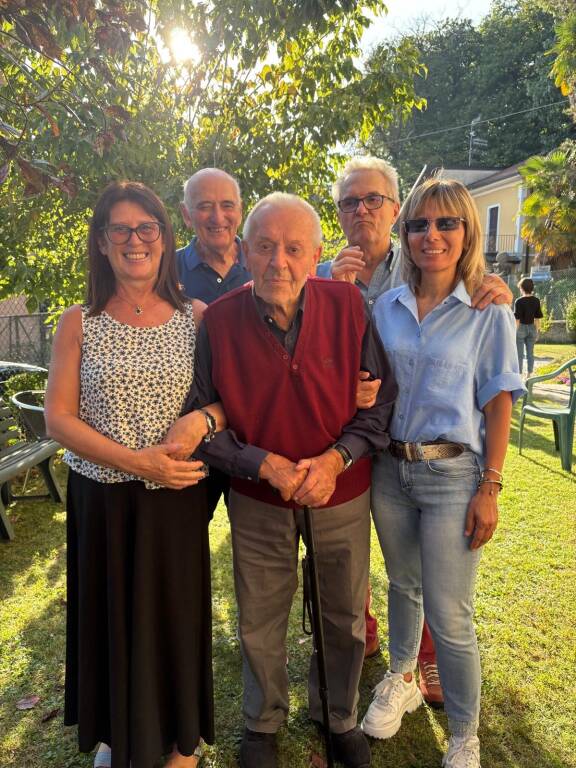Festa a Varese per i 100 anni di Ettore Zavattoni
