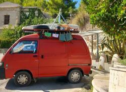 furgone piaggio rosso 