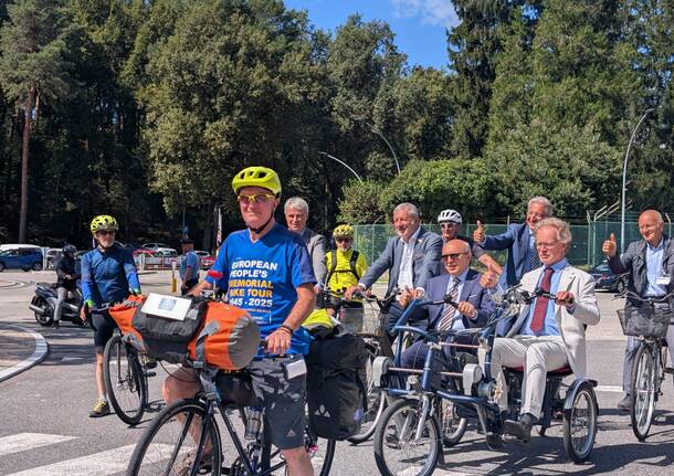 Giovanni Bloisi - biciclettata europea della memoria 