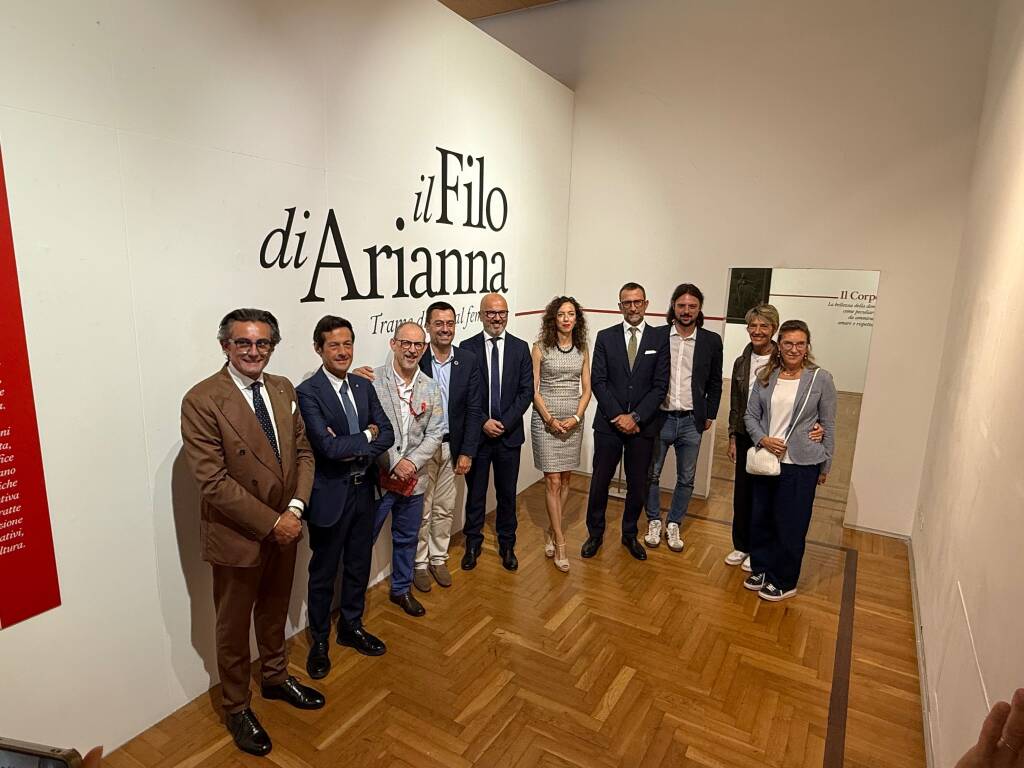 Inaugurata a Palazzo Da Perego a Legnano la mostra “Il filo di Arianna”