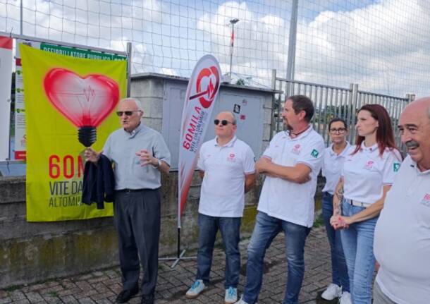 Inaugurata una nuova postazione Dae a Legnano
