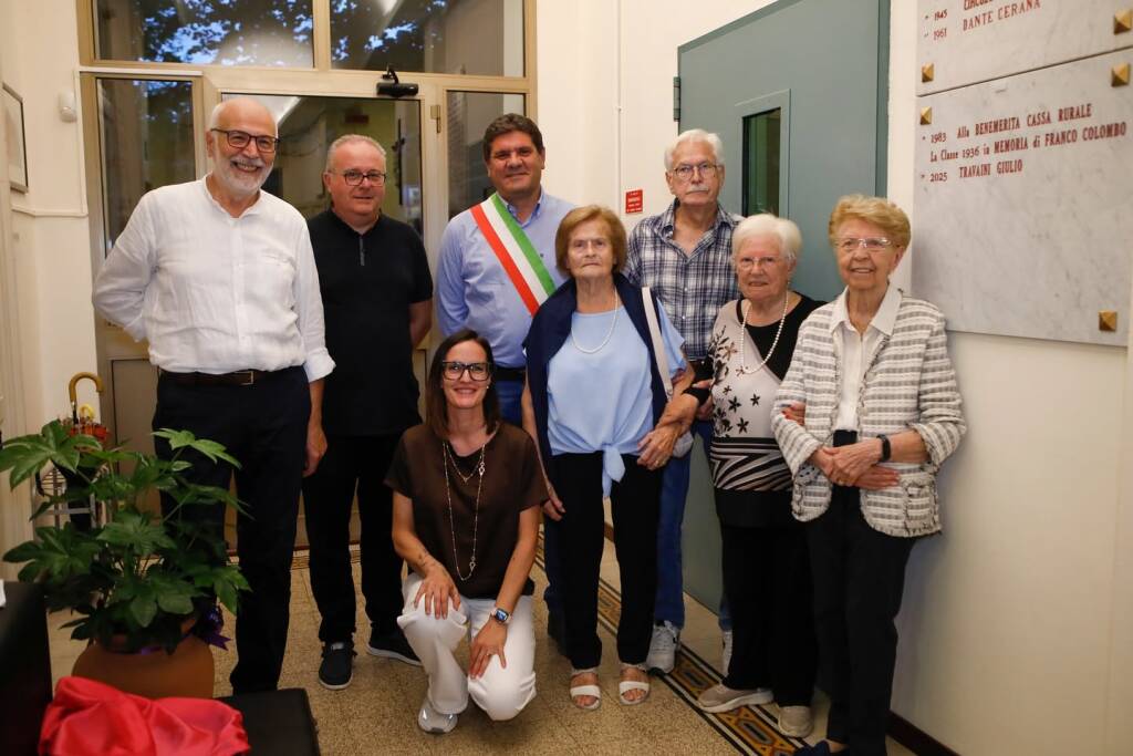 Intitolazione della scuola materna Speroni Vignati di Villa Cortese
