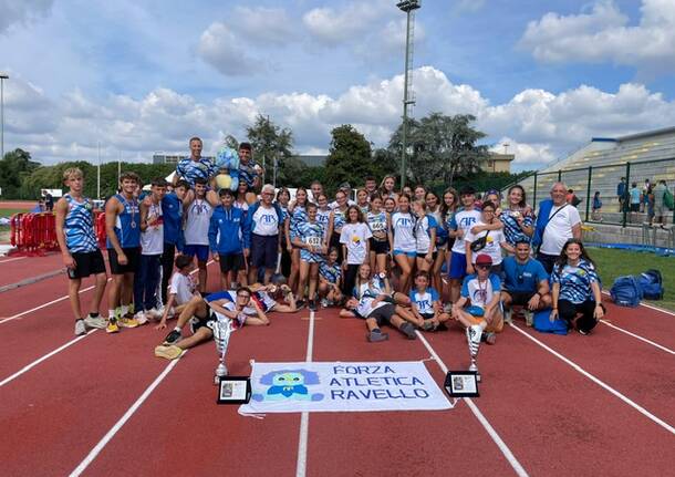 L'ASD Atletica Ravello chiude la stagione outdoor con 18 medaglie ai Campionati italiani CSI