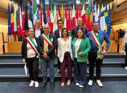 La consigliera comunale di Parabiago Valentina Re al Parlamento europeo con l’eurodeputata Tovaglieri