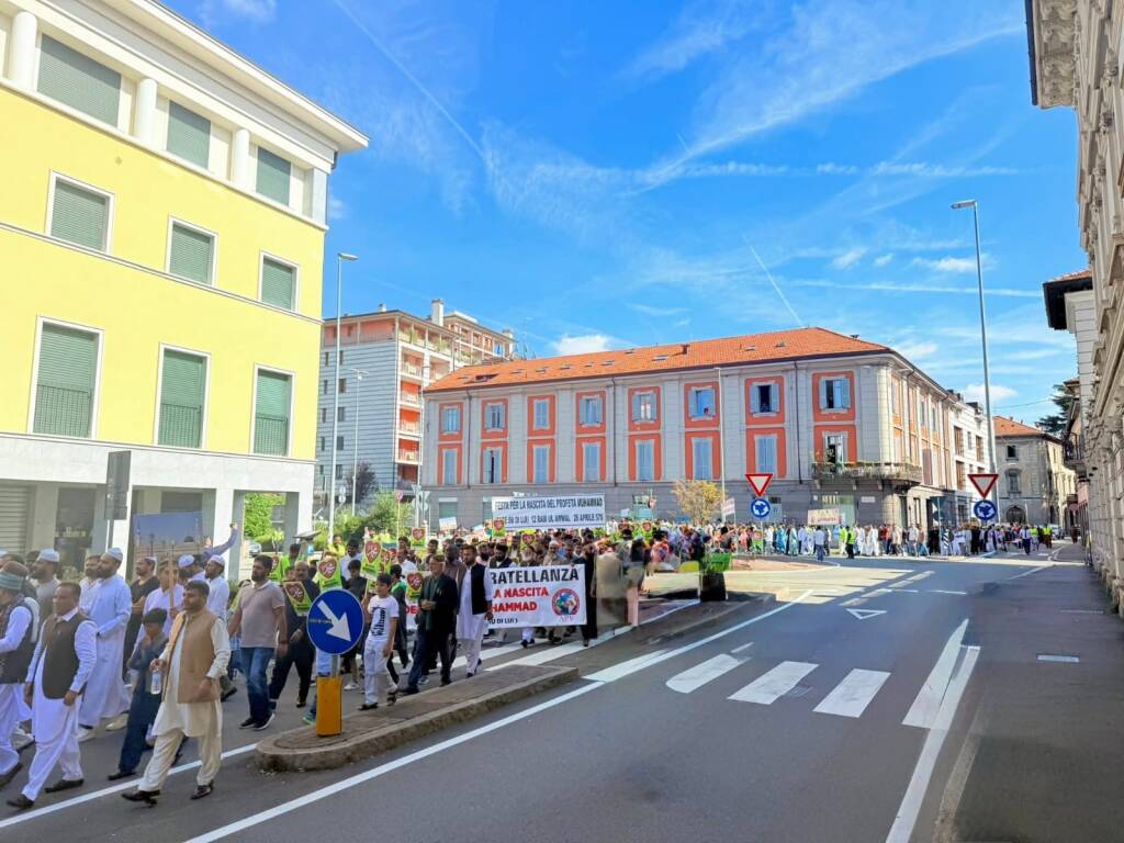 La Marcia della pace della comunità pakistana a Gallarate