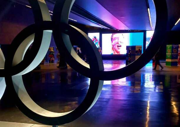 La mostra sulle Olimpiadi alla "Porta di Milano" a Malpensa