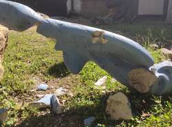 Le sculture distrutte di Mario da Corgeno