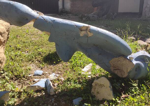 Le sculture distrutte di Mario da Corgeno