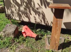 Le sculture distrutte di Mario da Corgeno