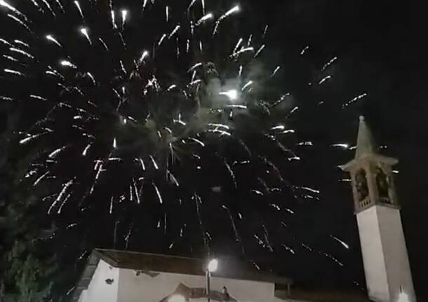 Fuochi d’artificio, preghiere e buon cibo alla festa del santuario della Madonna dell’Albero