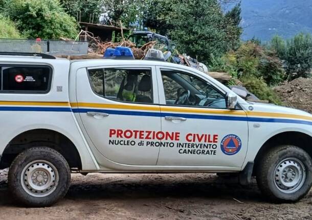 Maltempo in Lombardia, anche Canegrate in campo con la Protezione Civile