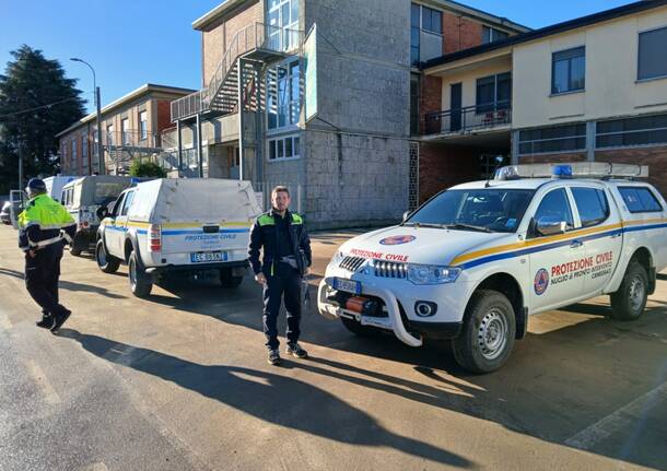 Maltempo in Lombardia, anche Canegrate in campo con la Protezione Civile