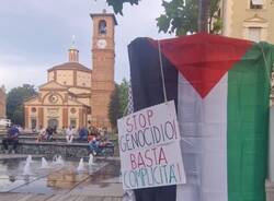 Manifestazione per Gaza in centro a Legnano 