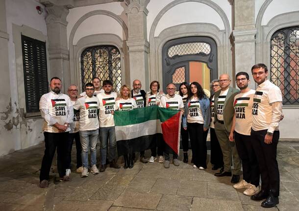 Manifestazione per Gaza in consiglio Comunale