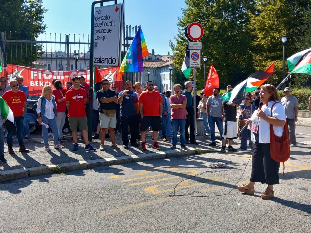 Mobilitazione per gaza della Cgil