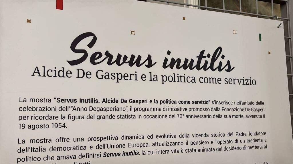 Mostra Alcide De Gasperi Varese