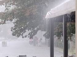 Pioggia, grandine e allagamenti, il Varesotto colpito dal nubifragio