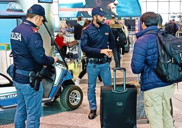 polizia aeroporto malpensa