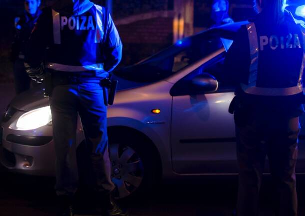 polizia notte arresto