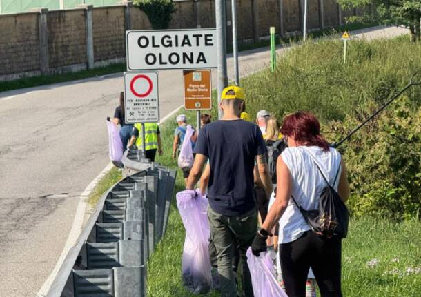 In tanti per “pulire il mondo” partendo da Olgiate Olona