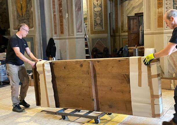 L’organo Antegnati è tornato nella Basilica San Magno di Legnano, al via il montaggio