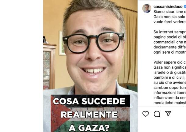 sindaco di Gallarate Gaza