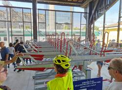 Taglio del nastro per la nuova velostazione di Legnano