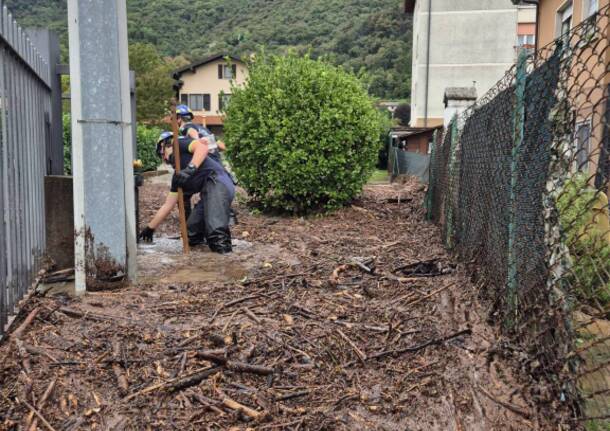 Valceresio - Maltempo 23 settembre 2025 a Bisuschio e Induno Olona