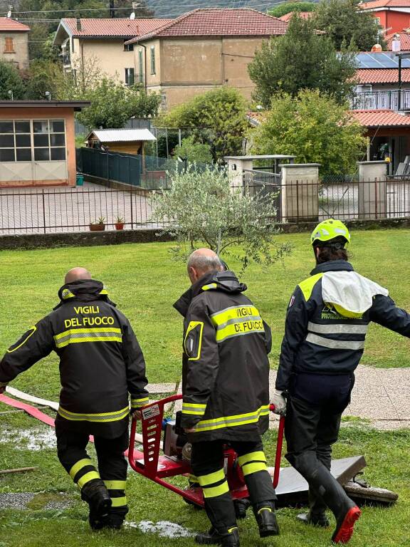 Valceresio - Maltempo 23 settembre 2025 a Bisuschio e Induno Olona