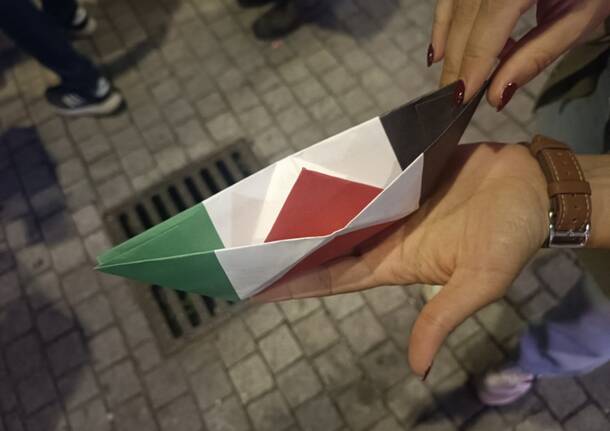 Varese in piazza per Gaza Palestina