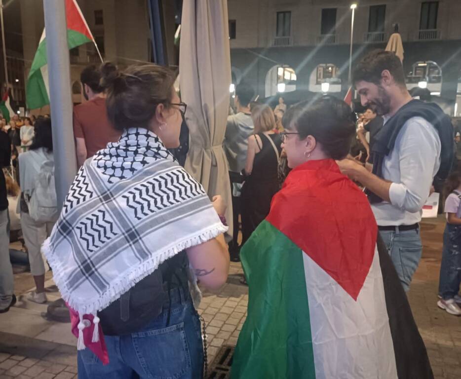 Varese manifestazione Gaza e la Palestina