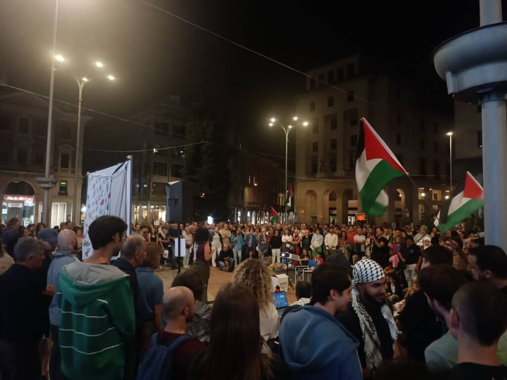 Varese manifestazione Gaza e la Palestina