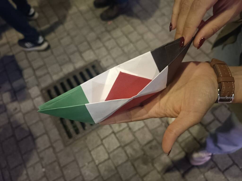 Varese manifestazione Gaza e la Palestina