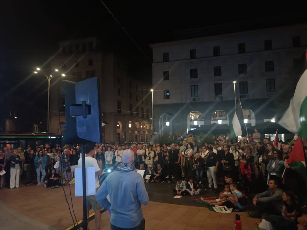 Varese manifestazione Gaza e la Palestina