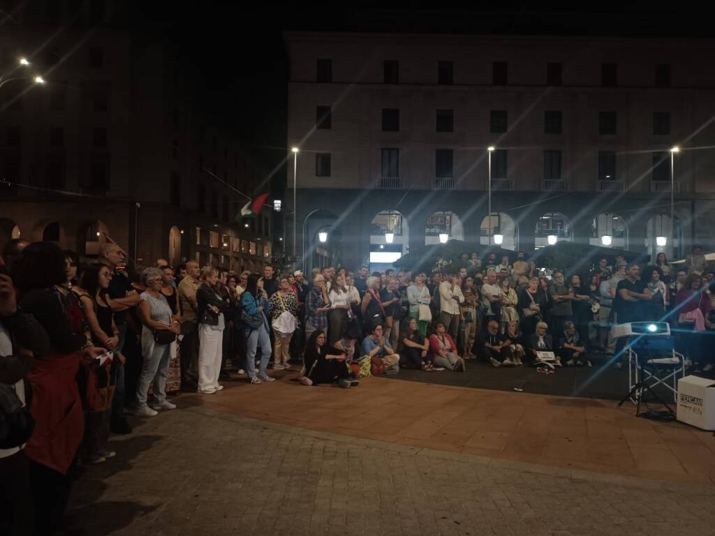Varese manifestazione Gaza e la Palestina