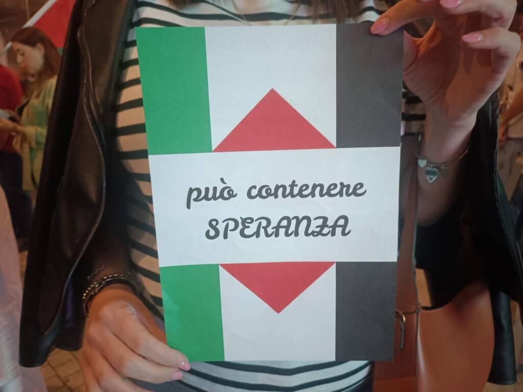 Varese manifestazione Gaza e la Palestina