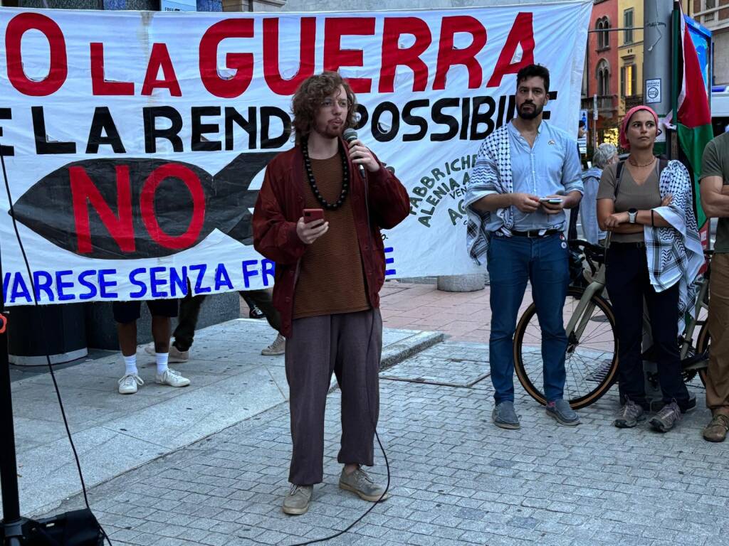 Varese - Presidio per Gaza 16 settembre