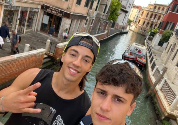 Viaggio Giona e Andrea in macchina