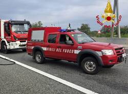 vigili del fuoco fagnano incidente
