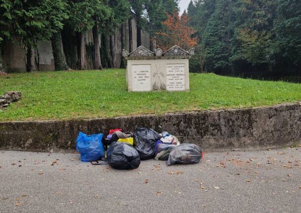 abbandono rifiuti induno olona