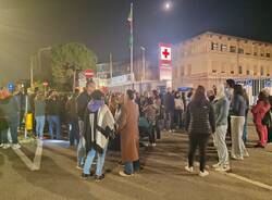 Busto Arsizio - manifestazione luci sulla Palestina" all'ospedale