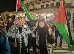 Busto Arsizio - manifestazione luci sulla Palestina" all'ospedale