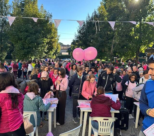 Camminata in rosa