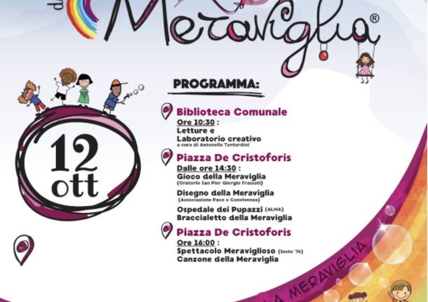 Giornata della Meraviglia a Sesto Calende con laboratori e giochi
