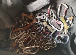 Smantellate le “vie“ di arrampicata illegali sulle rocce della Valganna