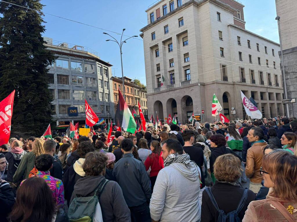 corteo gaza varese palestina sciopero