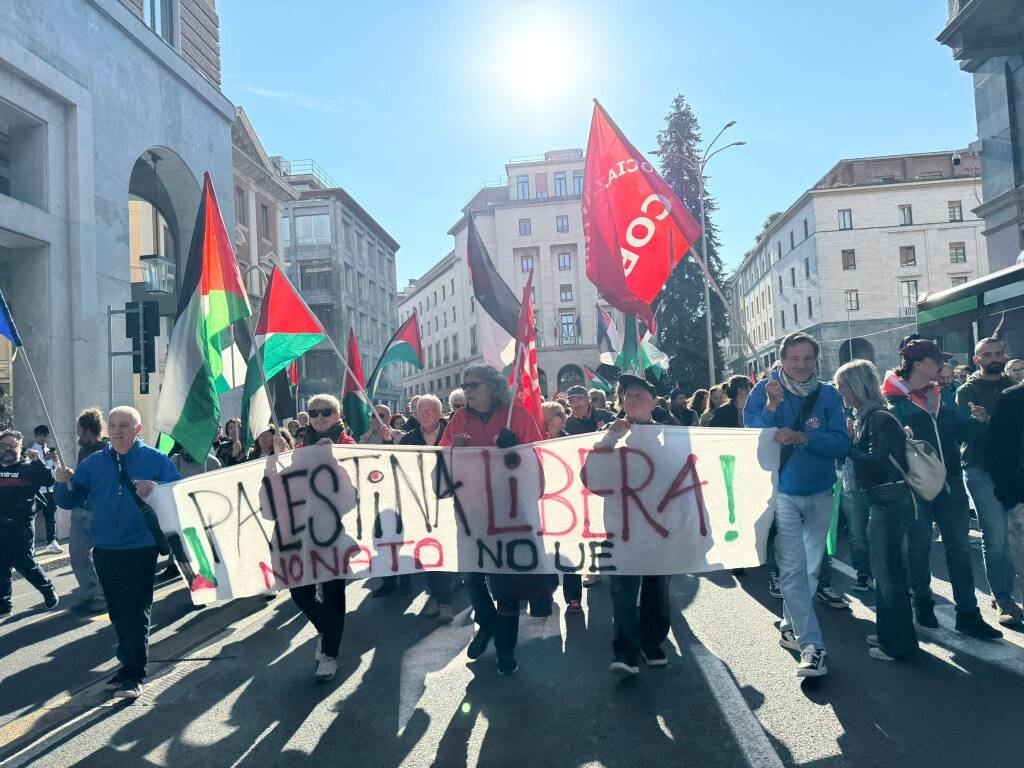 corteo gaza varese palestina sciopero