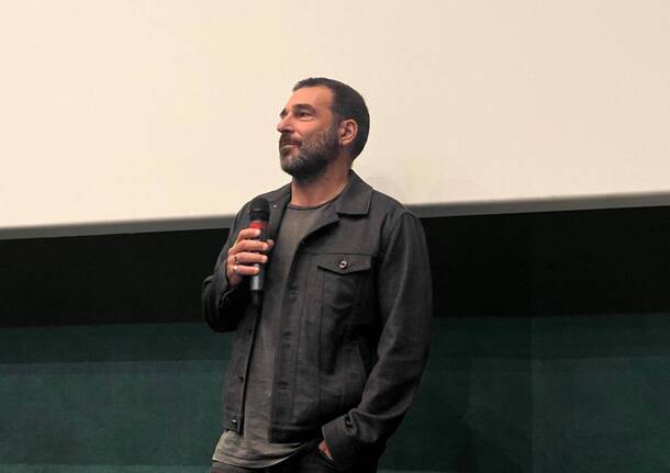 L’attore Edoardo Leo e il regista Alessandro Aronadio a Varese